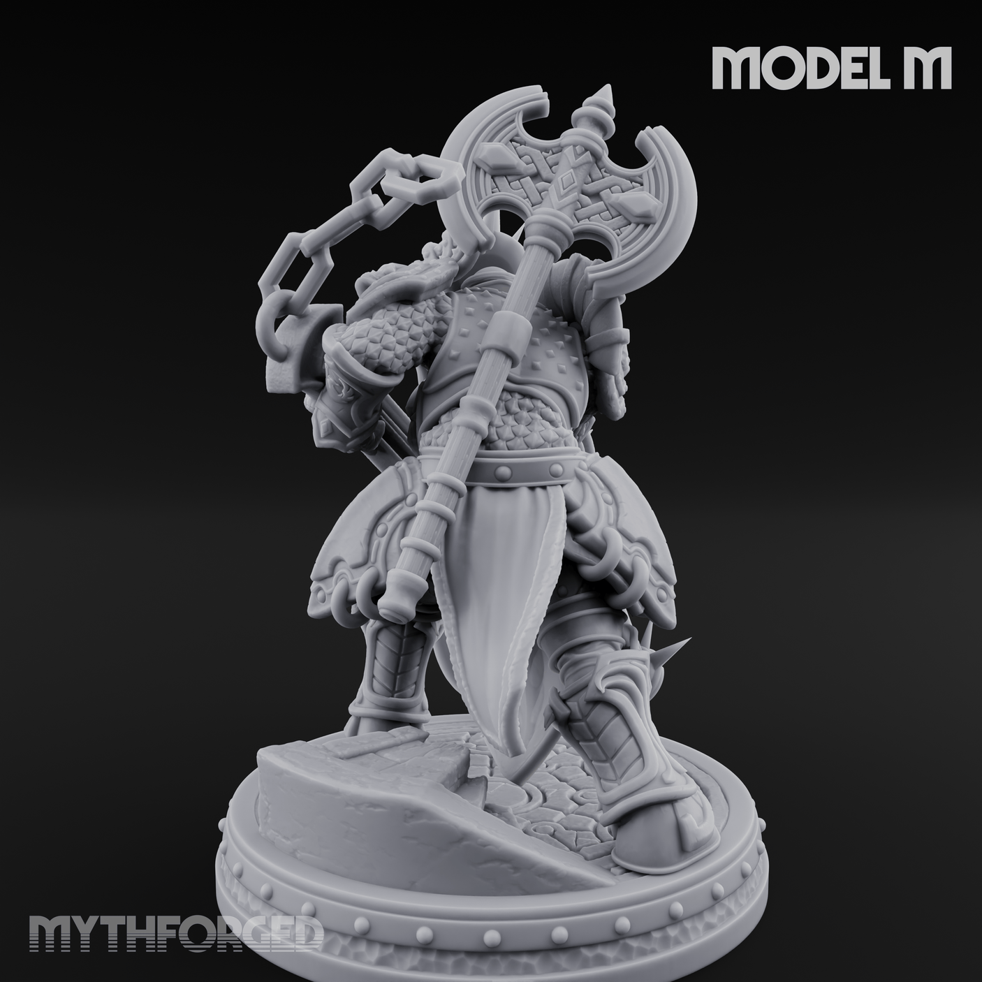 The Unseeing Holy Paladin Order M Miniature for Dungeons and Dragons, Pathfinder or other TTRPGs