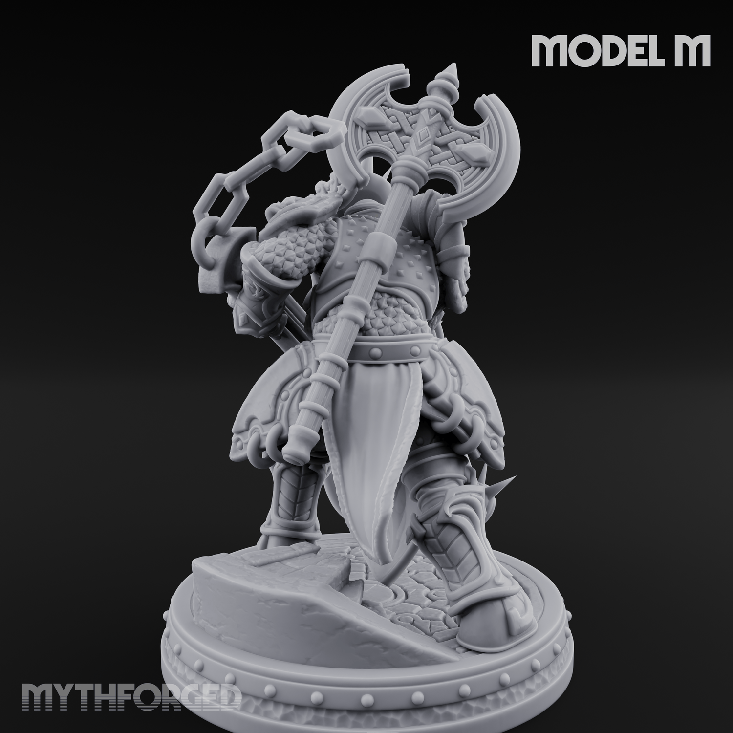The Unseeing Holy Paladin Order M Miniature for Dungeons and Dragons, Pathfinder or other TTRPGs