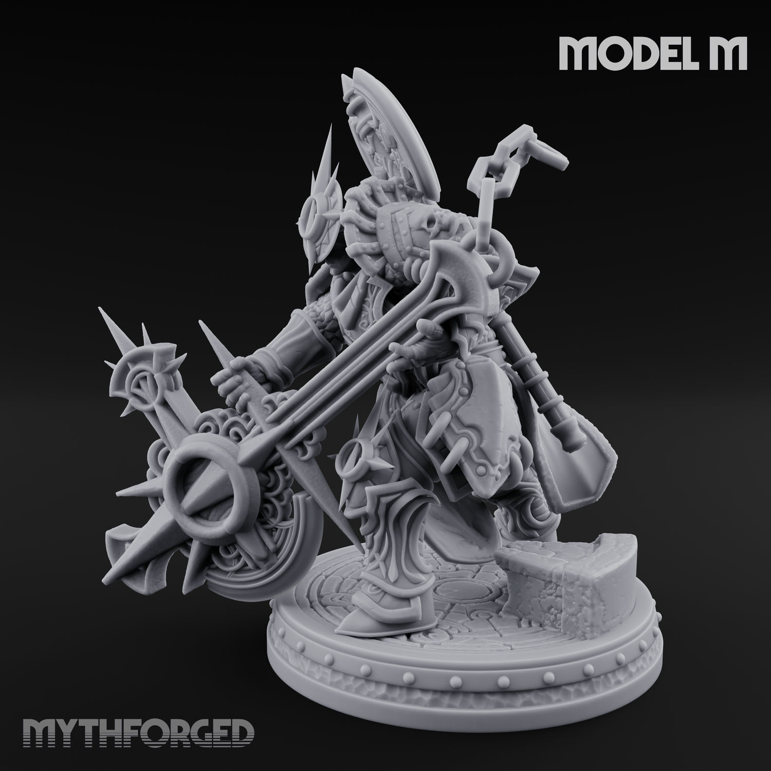 The Unseeing Holy Paladin Order M Miniature for Dungeons and Dragons, Pathfinder or other TTRPGs