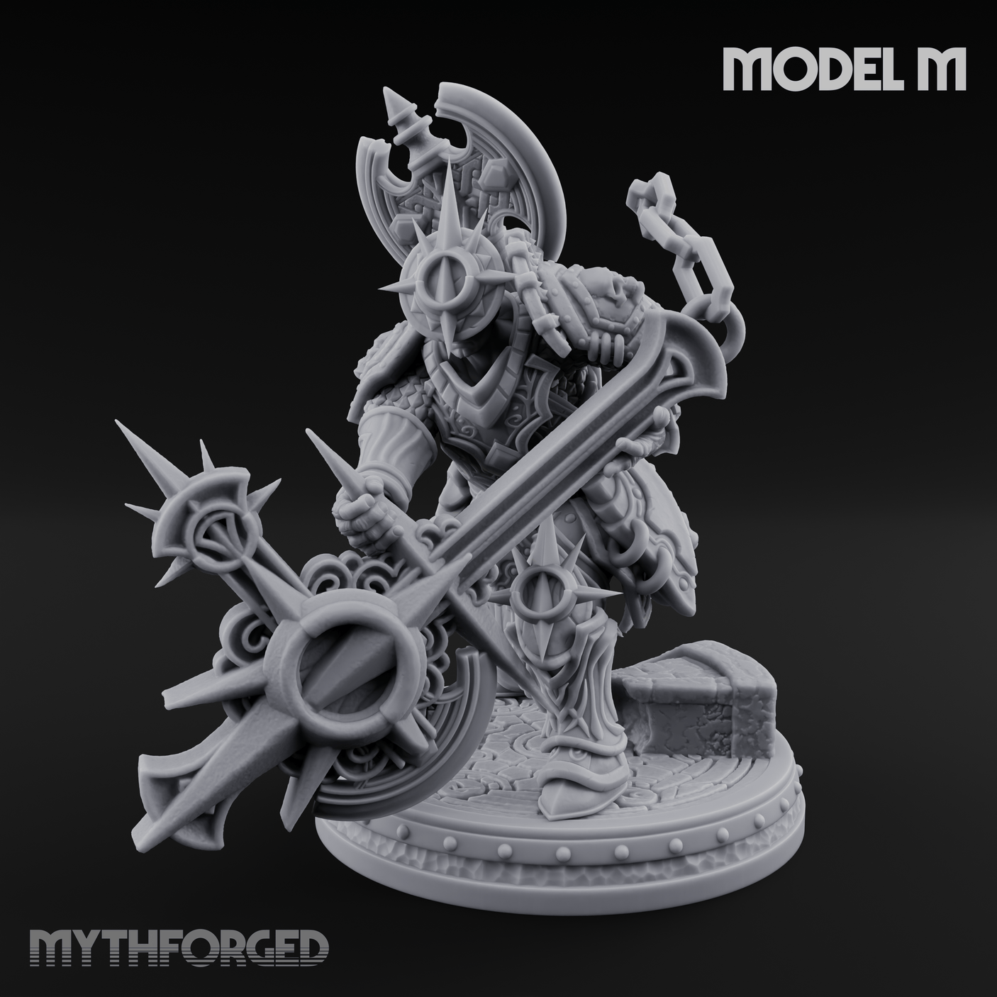 The Unseeing Holy Paladin Order M Miniature for Dungeons and Dragons, Pathfinder or other TTRPGs