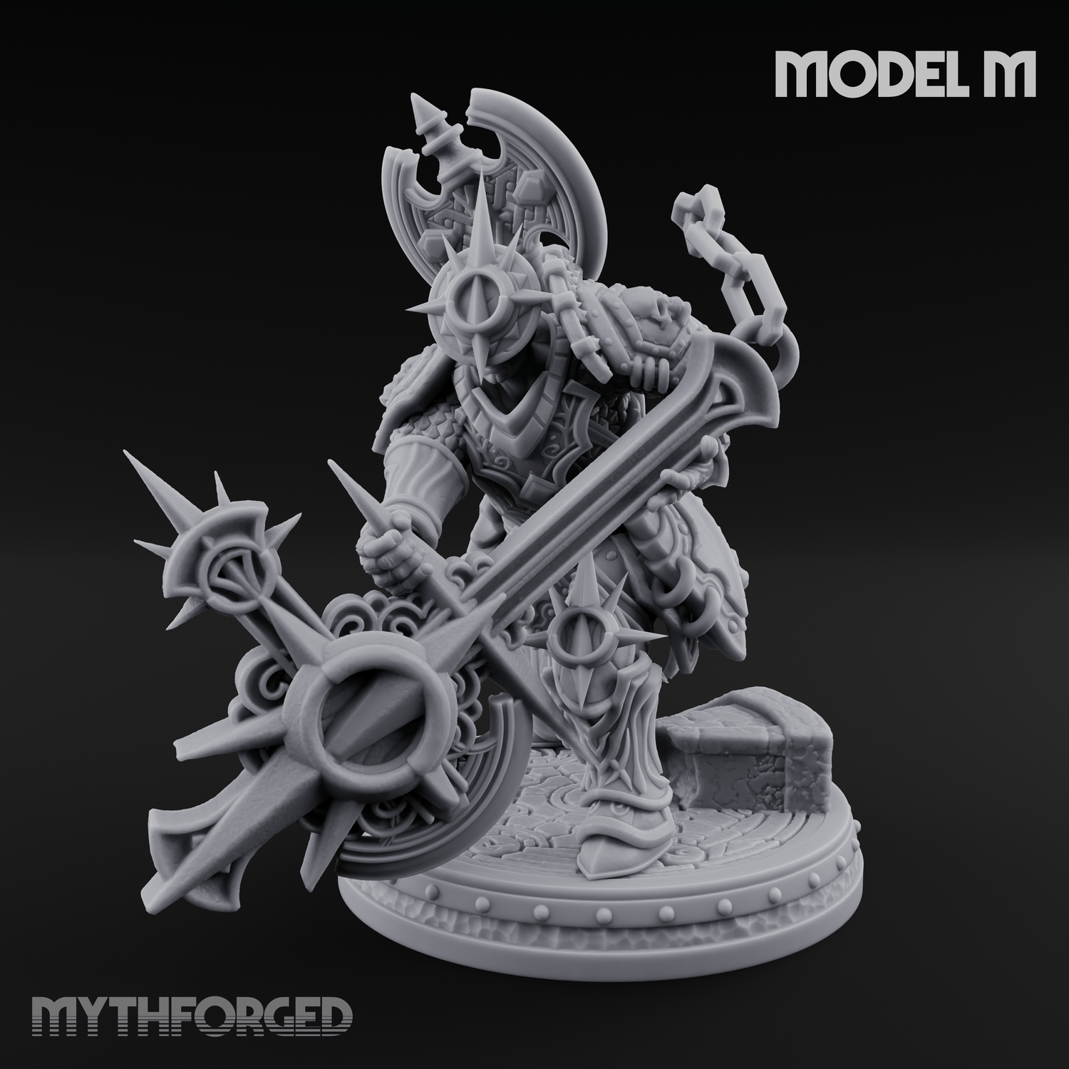 The Unseeing Holy Paladin Order M Miniature for Dungeons and Dragons, Pathfinder or other TTRPGs