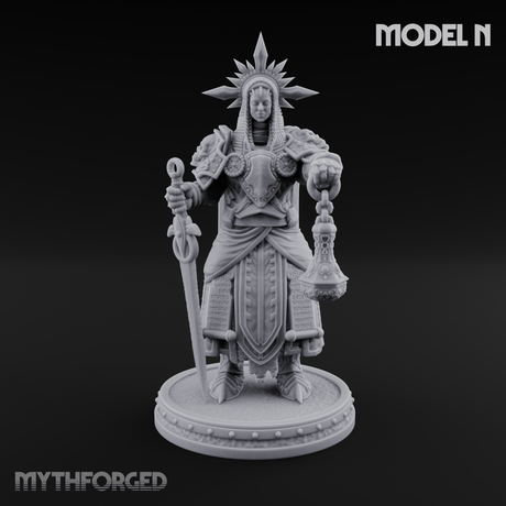 The Unseeing Holy Paladin Order Miniature for Dungeons and Dragons, Pathfinder or other TTRPGs