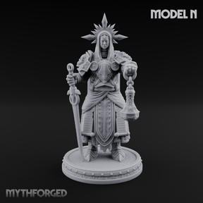 The Unseeing Holy Paladin Order N Miniature for Dungeons and Dragons, Pathfinder or other TTRPGs