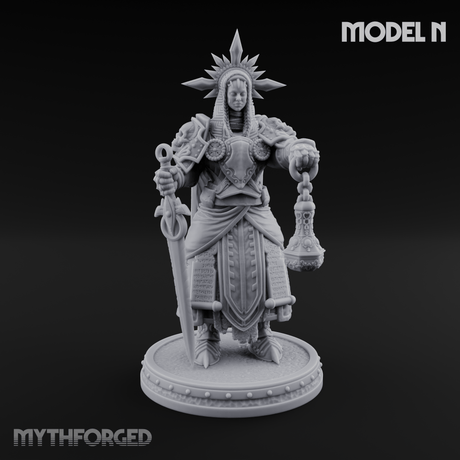 The Unseeing Holy Paladin Order Miniature for Dungeons and Dragons, Pathfinder or other TTRPGs