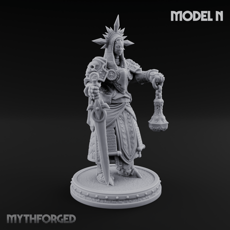The Unseeing Holy Paladin Order N Miniature for Dungeons and Dragons, Pathfinder or other TTRPGs