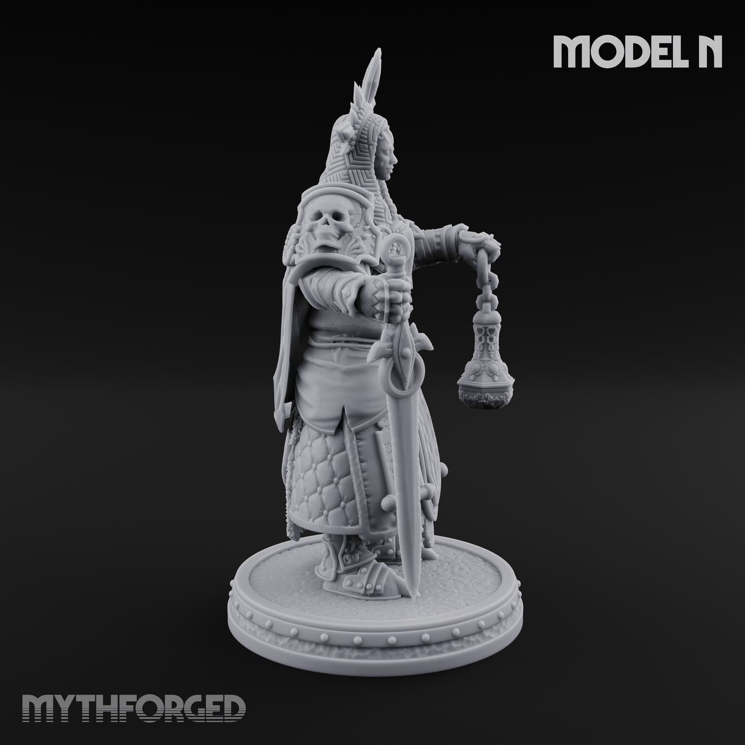 The Unseeing Holy Paladin Order N Miniature for Dungeons and Dragons, Pathfinder or other TTRPGs