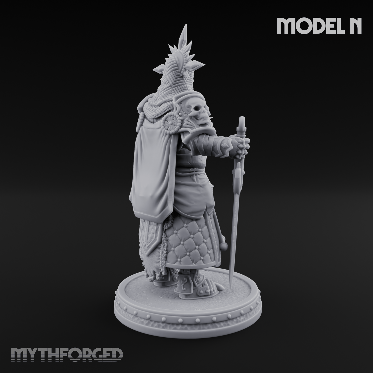 The Unseeing Holy Paladin Order N Miniature for Dungeons and Dragons, Pathfinder or other TTRPGs