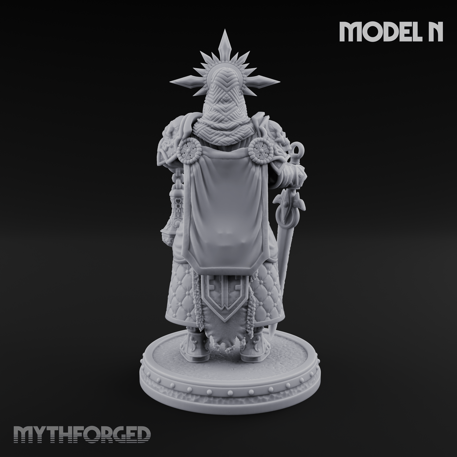 The Unseeing Holy Paladin Order N Miniature for Dungeons and Dragons, Pathfinder or other TTRPGs