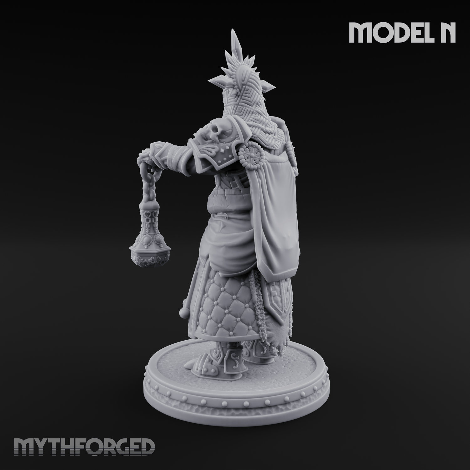 The Unseeing Holy Paladin Order N Miniature for Dungeons and Dragons, Pathfinder or other TTRPGs