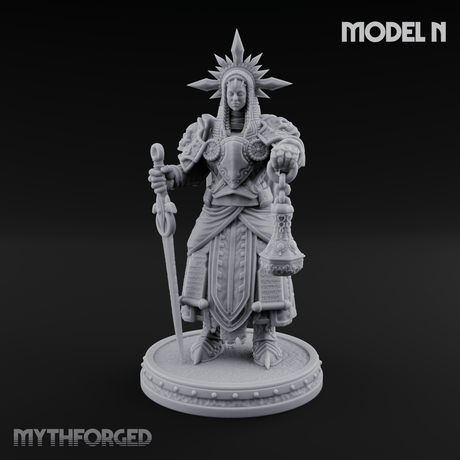 The Unseeing Holy Paladin Order N Miniature for Dungeons and Dragons, Pathfinder or other TTRPGs