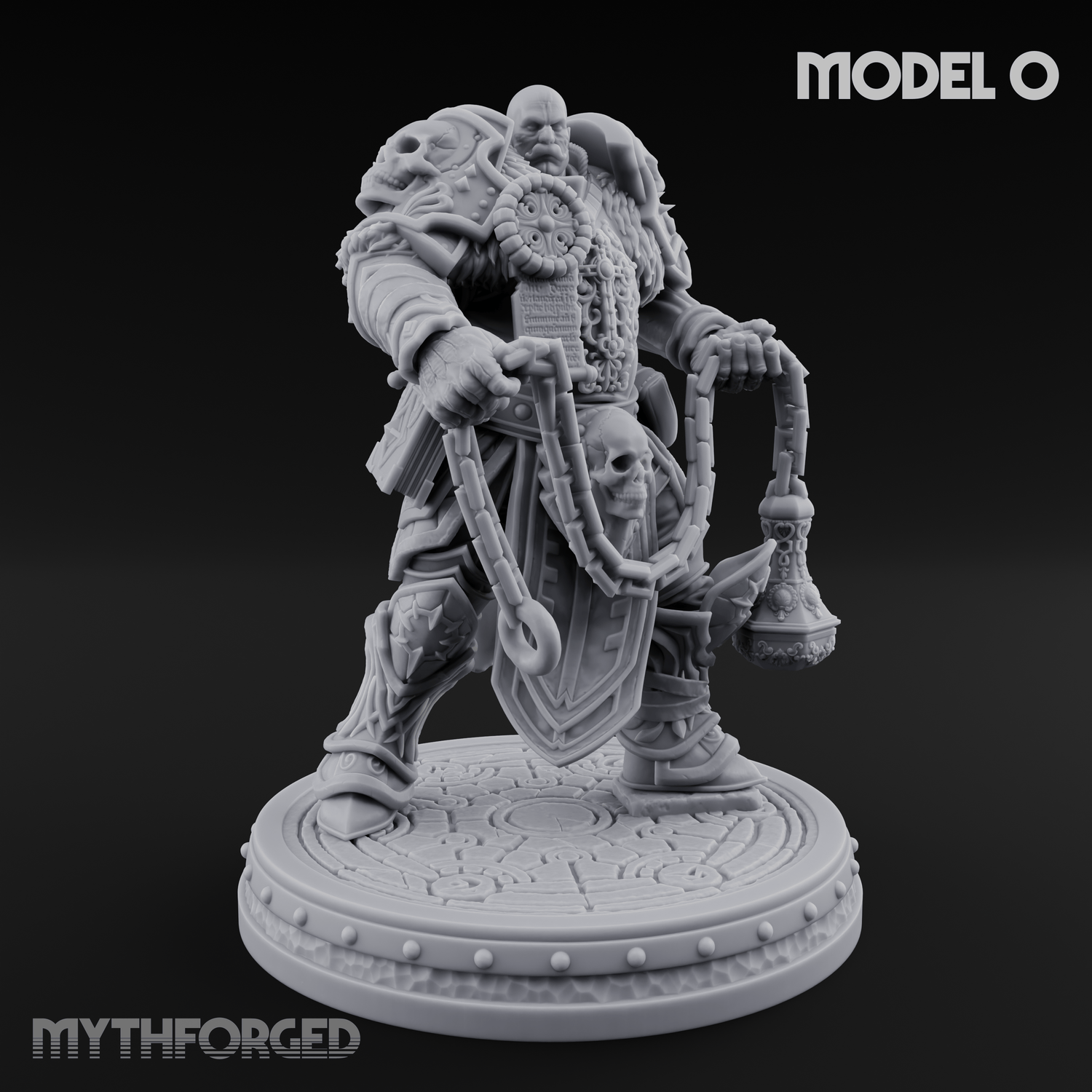 The Unseeing Holy Paladin Order Miniature for Dungeons and Dragons, Pathfinder or other TTRPGs