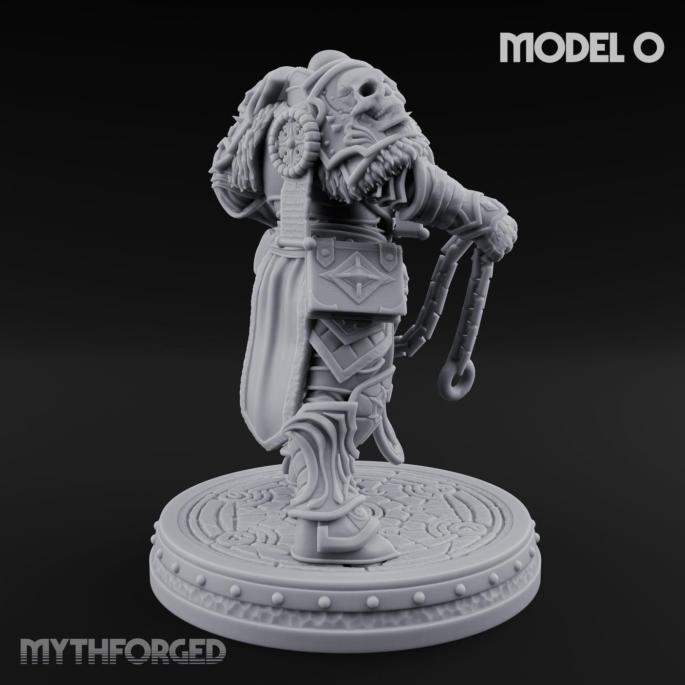 The Unseeing Holy Paladin Order O Miniature for Dungeons and Dragons, Pathfinder or other TTRPGs