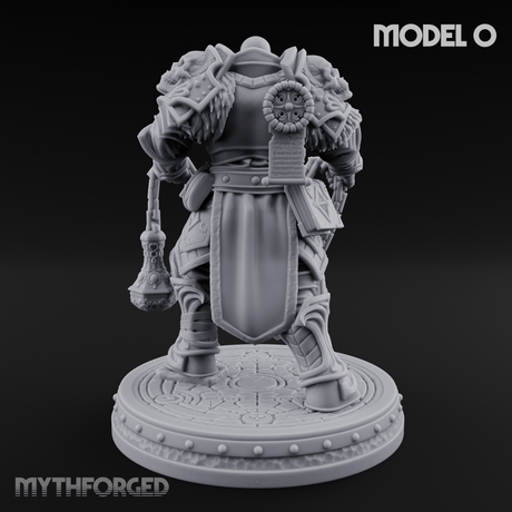 The Unseeing Holy Paladin Order O Miniature for Dungeons and Dragons, Pathfinder or other TTRPGs