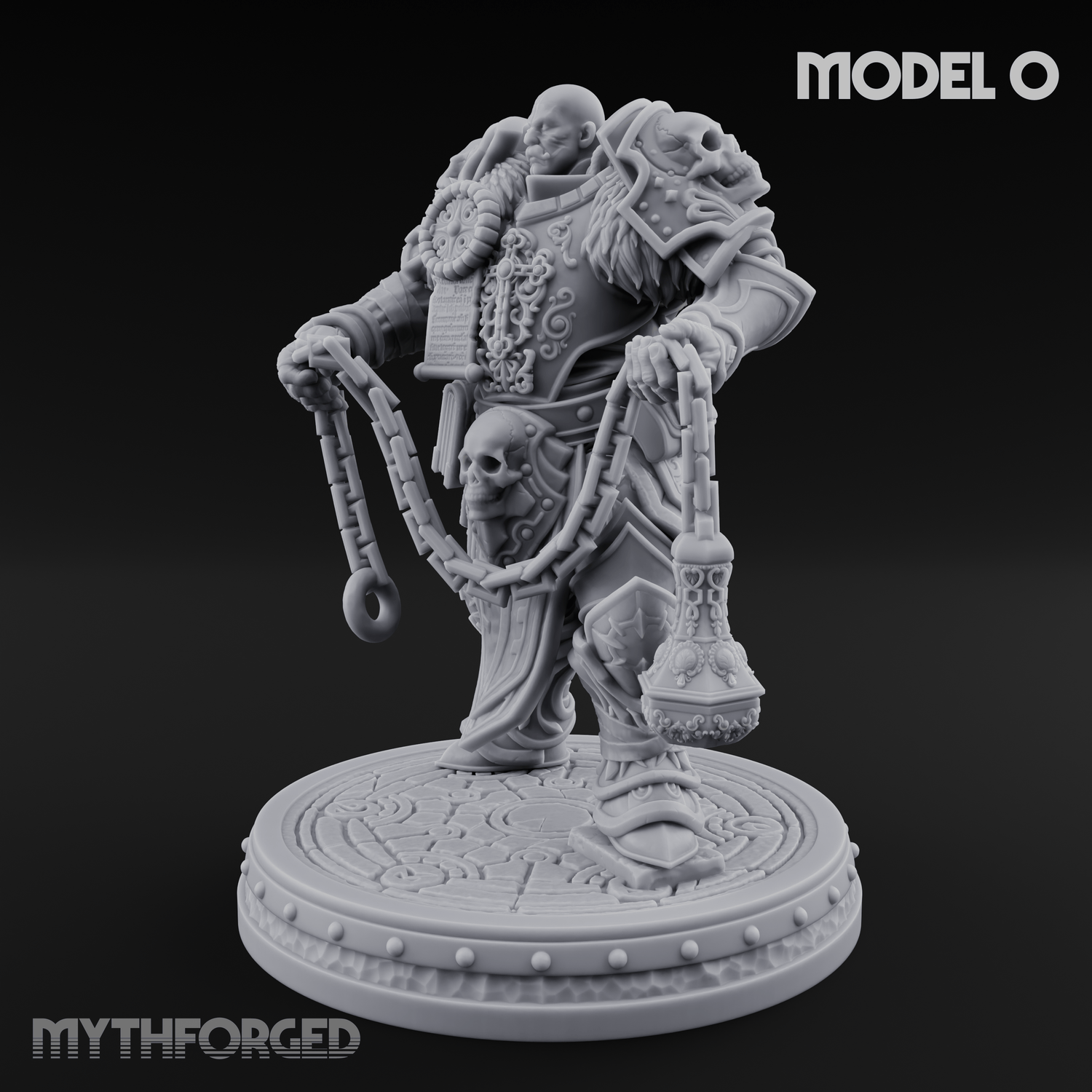 The Unseeing Holy Paladin Order O Miniature for Dungeons and Dragons, Pathfinder or other TTRPGs