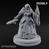 The Unseeing Holy Paladin Order Miniature for Dungeons and Dragons, Pathfinder or other TTRPGs
