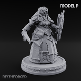 The Unseeing Holy Paladin Order Miniature for Dungeons and Dragons, Pathfinder or other TTRPGs
