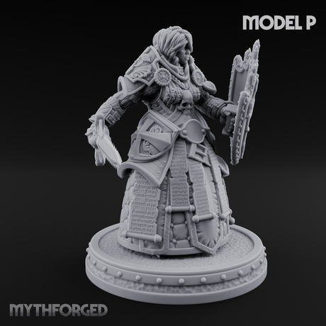 The Unseeing Holy Paladin Order Miniature for Dungeons and Dragons, Pathfinder or other TTRPGs
