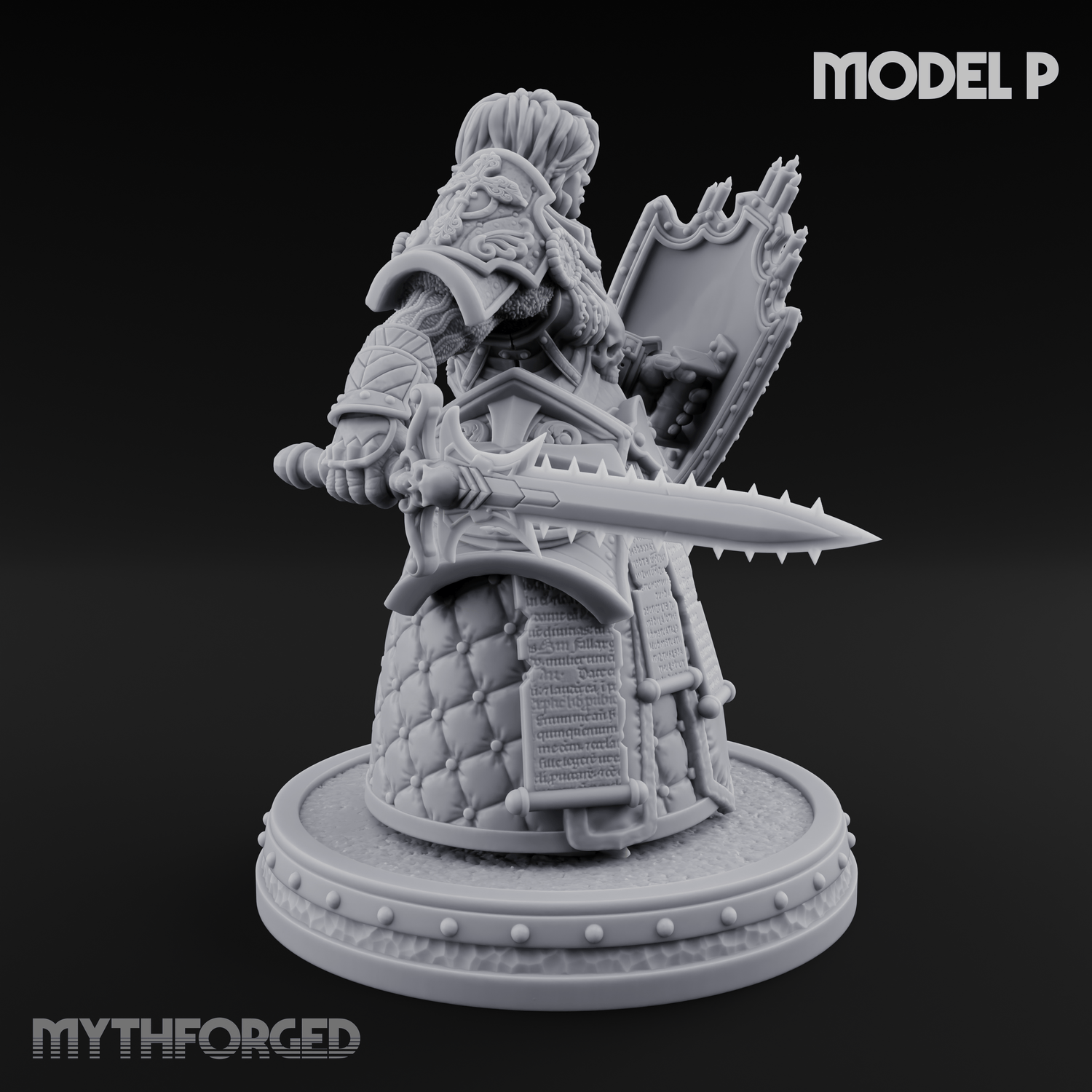 The Unseeing Holy Paladin Order P Miniature for Dungeons and Dragons, Pathfinder or other TTRPGs