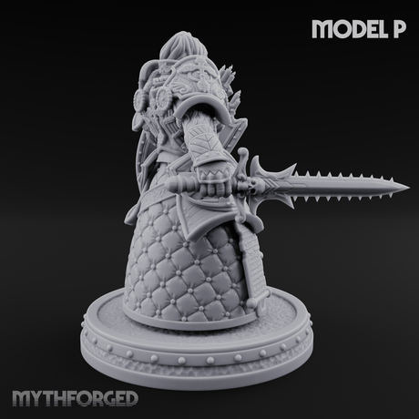 The Unseeing Holy Paladin Order P Miniature for Dungeons and Dragons, Pathfinder or other TTRPGs