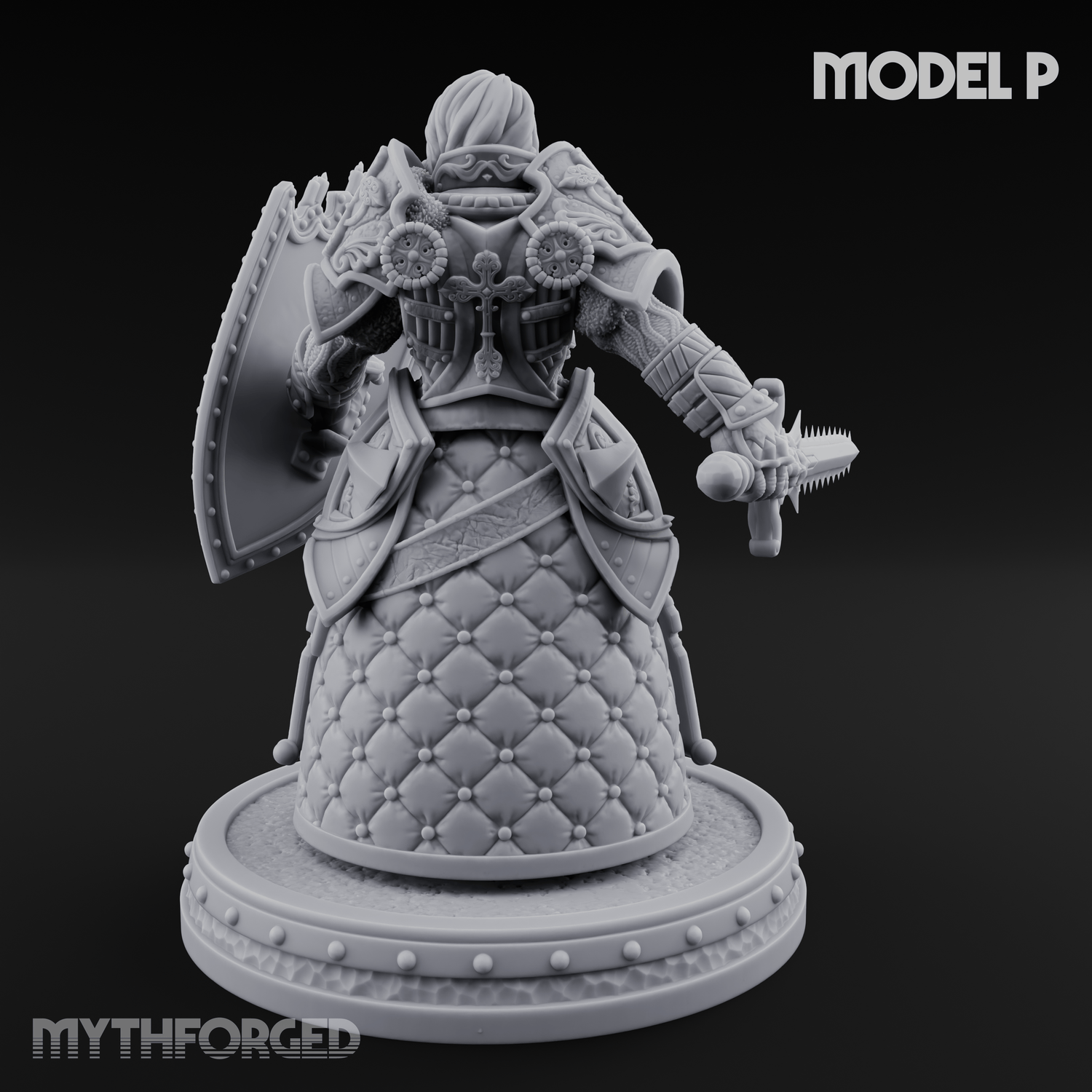 The Unseeing Holy Paladin Order P Miniature for Dungeons and Dragons, Pathfinder or other TTRPGs