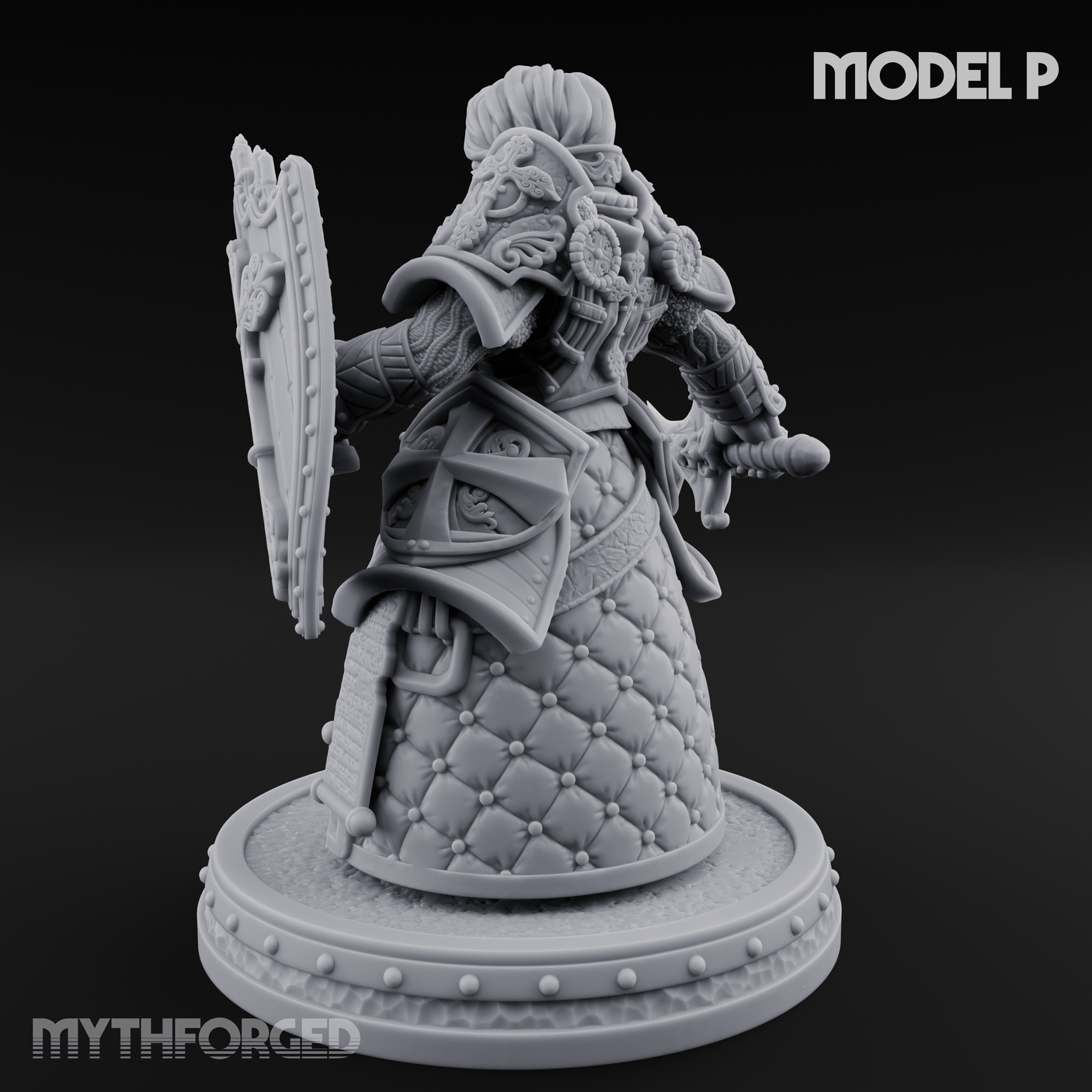 The Unseeing Holy Paladin Order P Miniature for Dungeons and Dragons, Pathfinder or other TTRPGs
