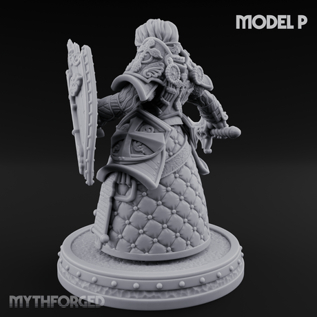 The Unseeing Holy Paladin Order P Miniature for Dungeons and Dragons, Pathfinder or other TTRPGs