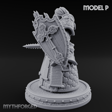 The Unseeing Holy Paladin Order P Miniature for Dungeons and Dragons, Pathfinder or other TTRPGs