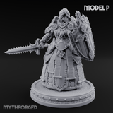 The Unseeing Holy Paladin Order P Miniature for Dungeons and Dragons, Pathfinder or other TTRPGs