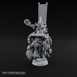 Palanquin Riding Village Elder Miniature for Dungeons and Dragons, Pathfinder or other TTRPGs