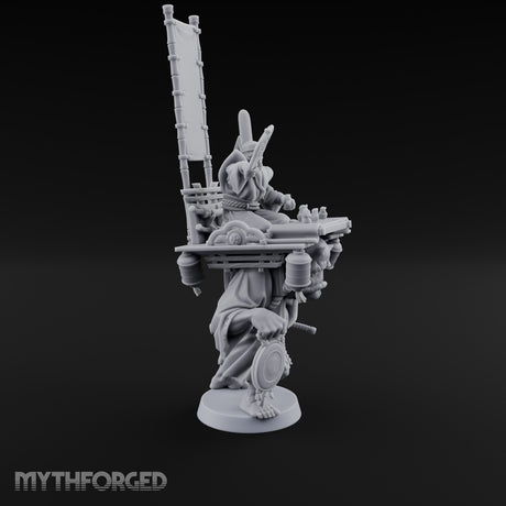 Palanquin Riding Village Elder Miniature for Dungeons and Dragons, Pathfinder or other TTRPGs