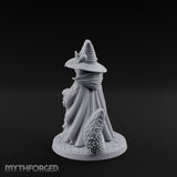 Paw Staff Holding Tabaxi Wizard Miniature for Dungeons and Dragons, Pathfinder or other TTRPGs
