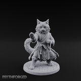 Paw Striking Tabaxi Monk Miniature for Dungeons and Dragons, Pathfinder or other TTRPGs