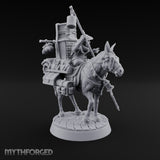 Whole Shop on Four Hooves Human Peddler on Mule