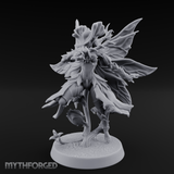 Blooming In Flight Pixie Sprite Miniature for Dungeons and Dragons, Pathfinder or other TTRPGs