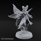 Blooming In Flight Pixie Sprite Miniature for Dungeons and Dragons, Pathfinder or other TTRPGs