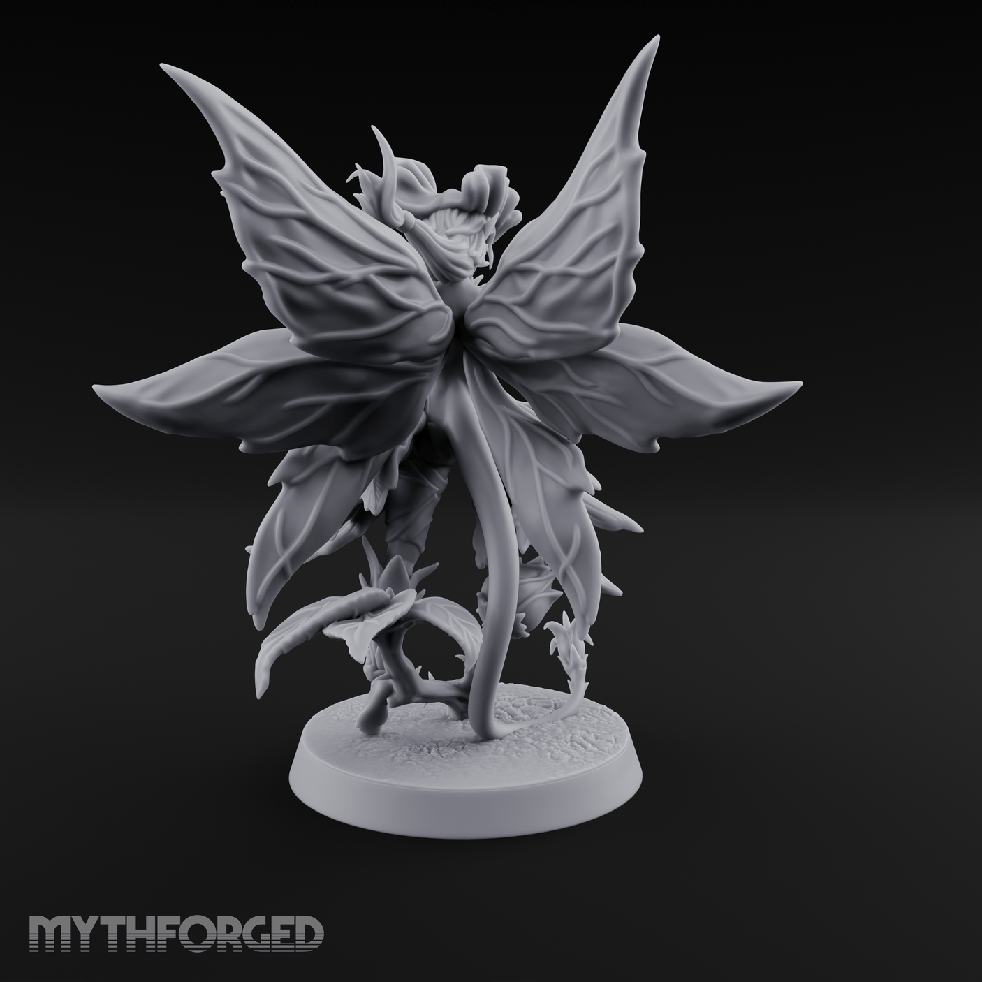Blooming In Flight Pixie Sprite Miniature for Dungeons and Dragons, Pathfinder or other TTRPGs