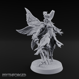 Blooming In Flight Pixie Sprite Miniature for Dungeons and Dragons, Pathfinder or other TTRPGs