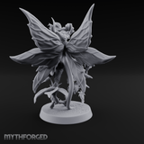 Blooming In Flight Pixie Sprite Miniature for Dungeons and Dragons, Pathfinder or other TTRPGs