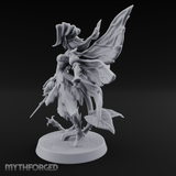 Blooming In Flight Pixie Sprite Miniature for Dungeons and Dragons, Pathfinder or other TTRPGs