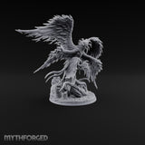 Ash Is Just a Phase Phoenix Flame-Feathered Firebird with Trailing Plumes