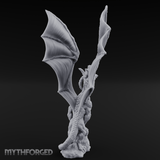Wings Unfurled Skyward Red Dragon Miniature for Dungeons and Dragons, Pathfinder or other TTRPGs