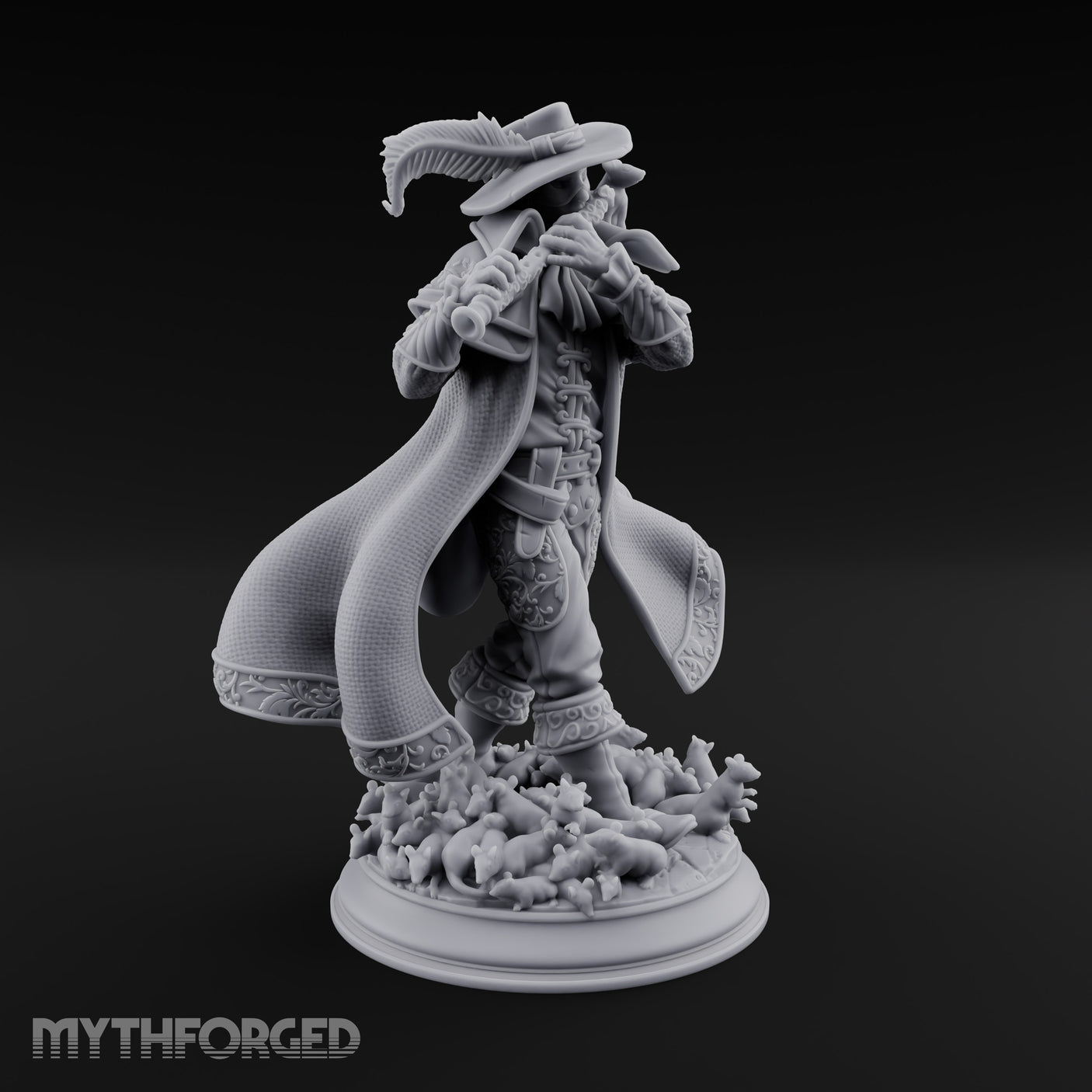 Rats in Tow Human Piper Bard