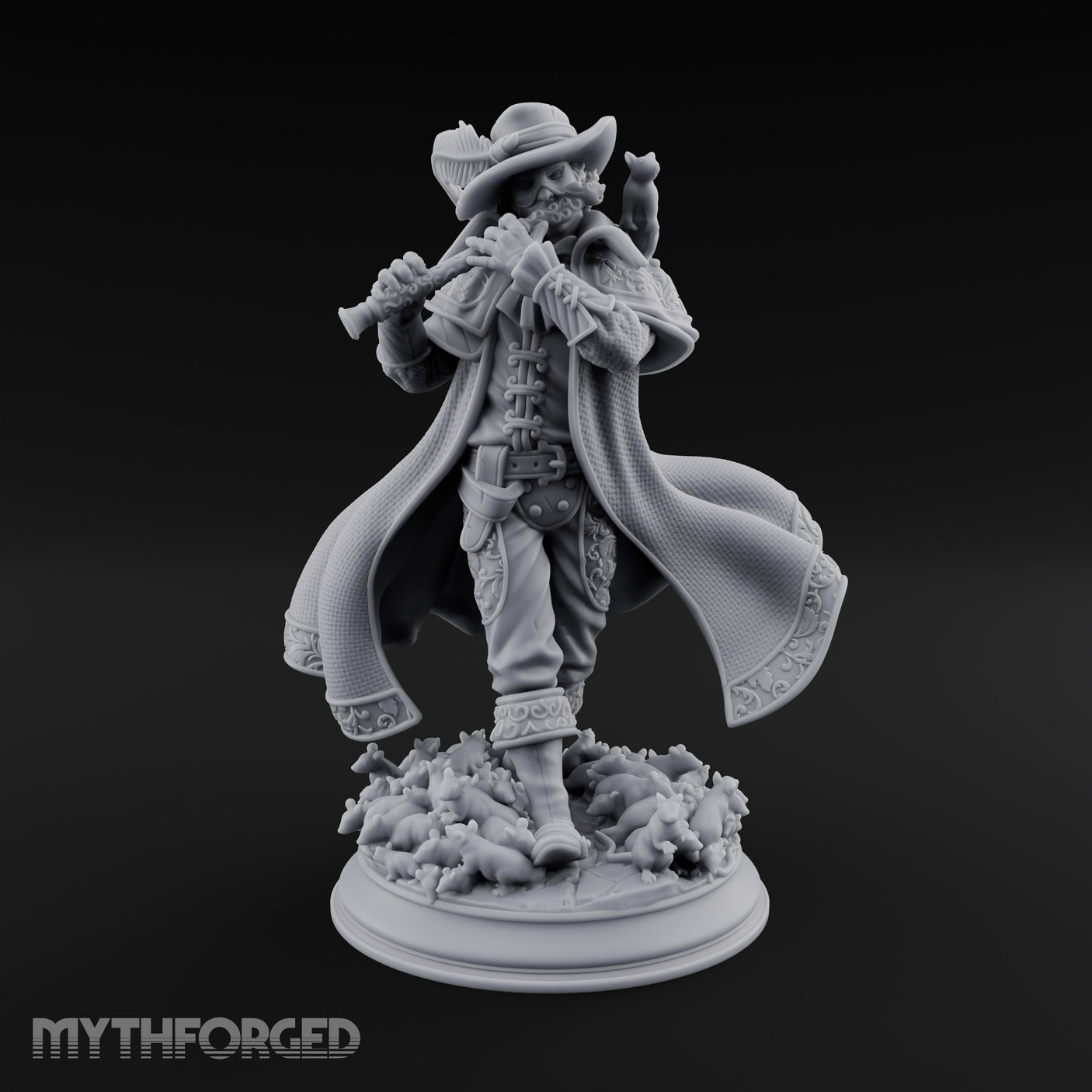 Rats in Tow Human Piper Bard