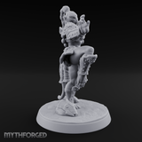 Arms Spread Commanding Hadozee Monk Miniature for Dungeons and Dragons, Pathfinder or other TTRPGs