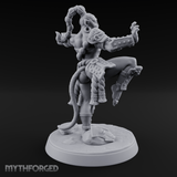 Arms Spread Commanding Hadozee Monk Miniature for Dungeons and Dragons, Pathfinder or other TTRPGs