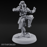 Arms Spread Commanding Hadozee Monk Miniature for Dungeons and Dragons, Pathfinder or other TTRPGs