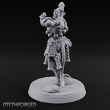 Arms Spread Commanding Hadozee Monk Miniature for Dungeons and Dragons, Pathfinder or other TTRPGs