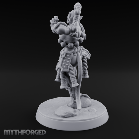 Arms Spread Commanding Hadozee Monk Miniature for Dungeons and Dragons, Pathfinder or other TTRPGs