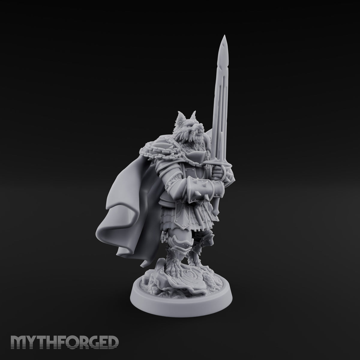 The Howl Meets Steel Werewolf Greatsword Warrior