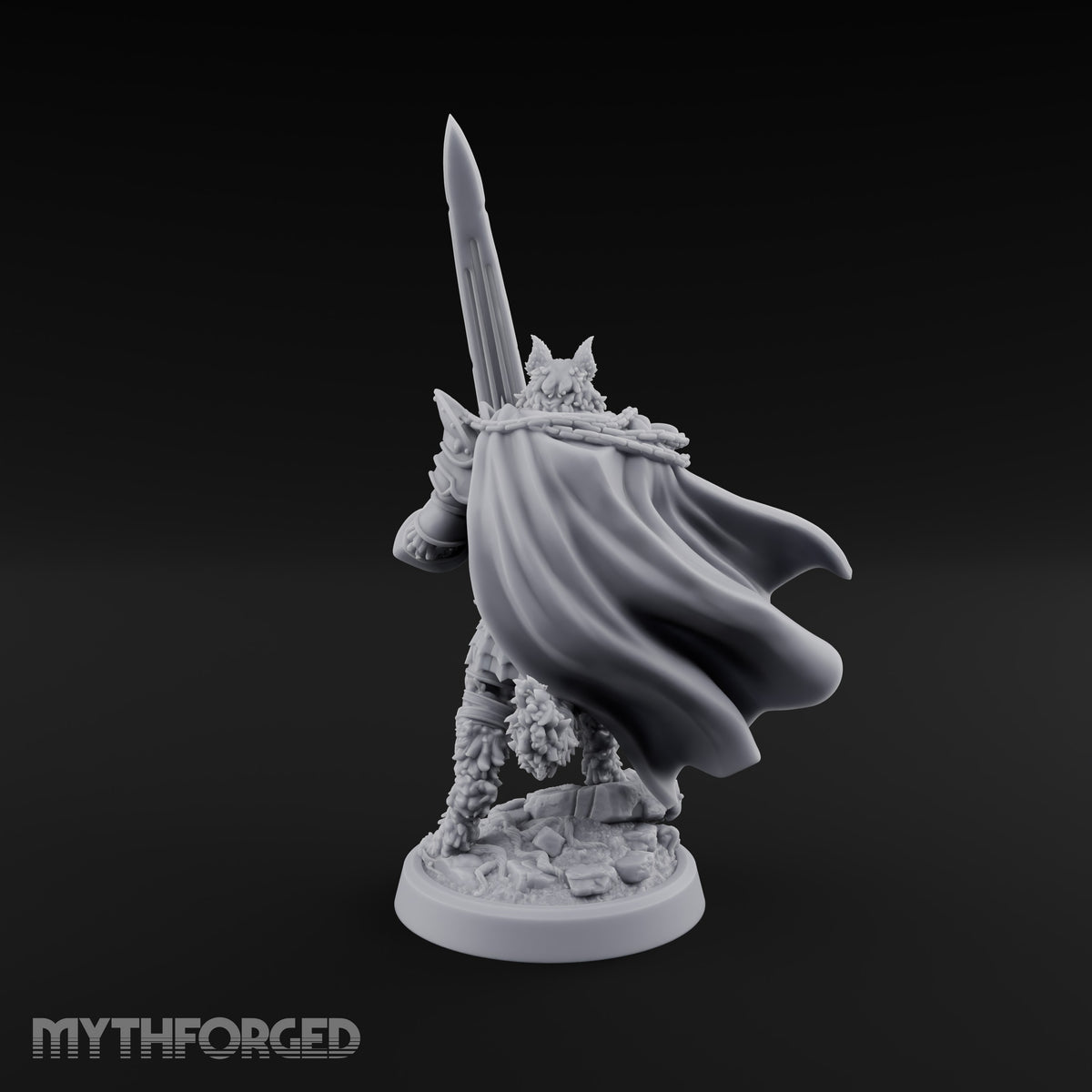 The Howl Meets Steel Werewolf Greatsword Warrior